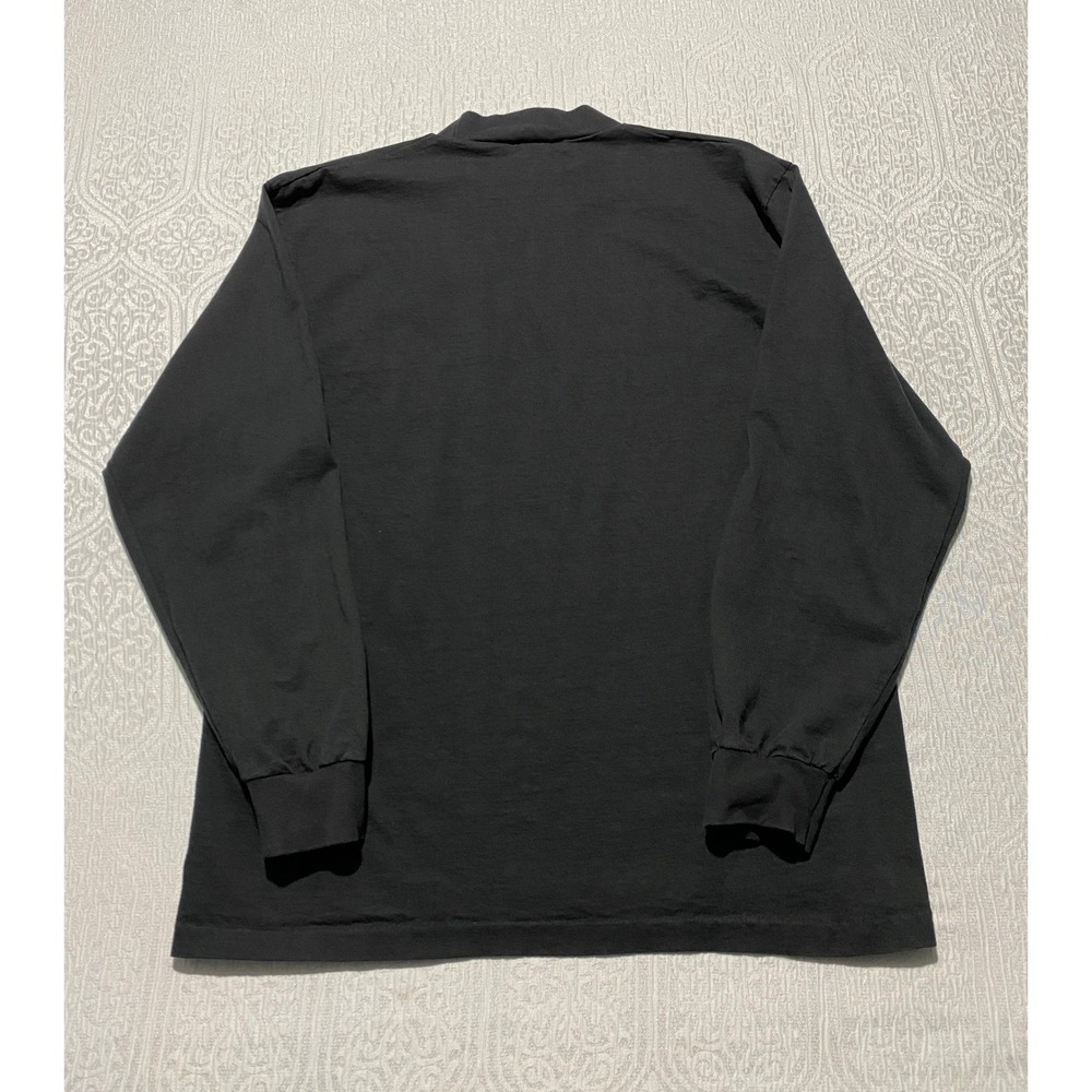 Vintage Disney Channel 10th Anniversary Mock Neck Shirt Black Mens XL - Picture 7 of 7